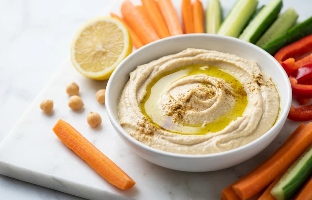 Hummus with Vegetable Sticks