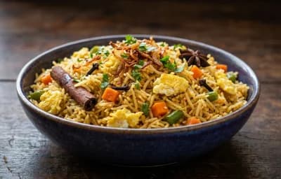 Hyderabadi Egg Fried Rice