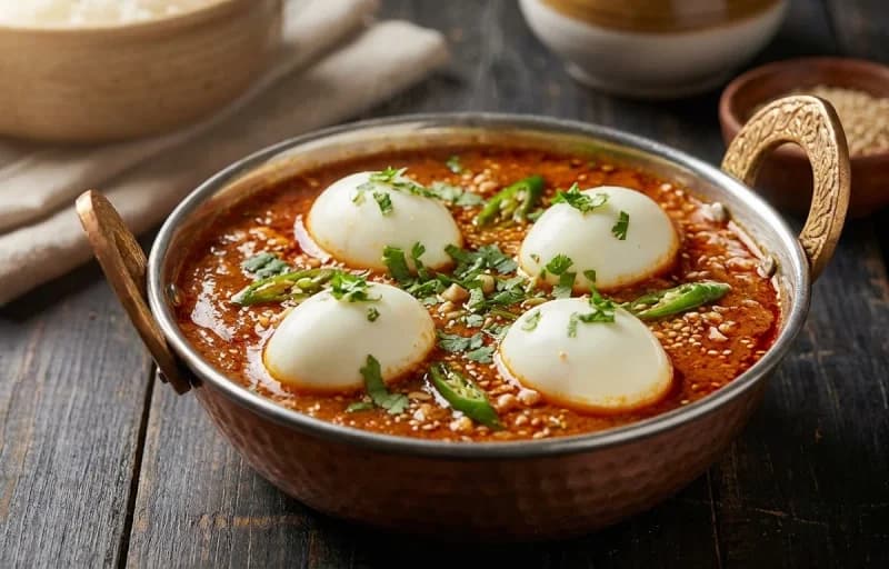 Hyderabadi Egg Salan with Paratha - Recipe 1