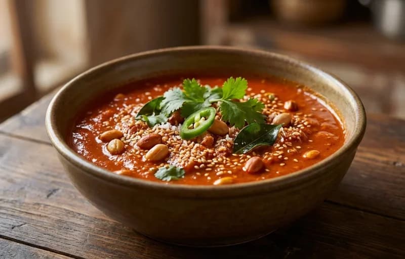 Phulka, Hyderabadi Tomato Curry and Kachumber - Recipe 2