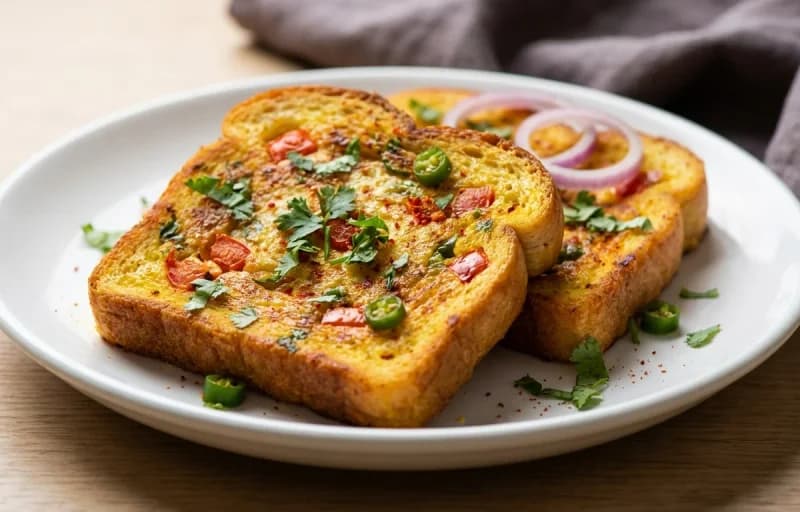 Indian Savory French Toast