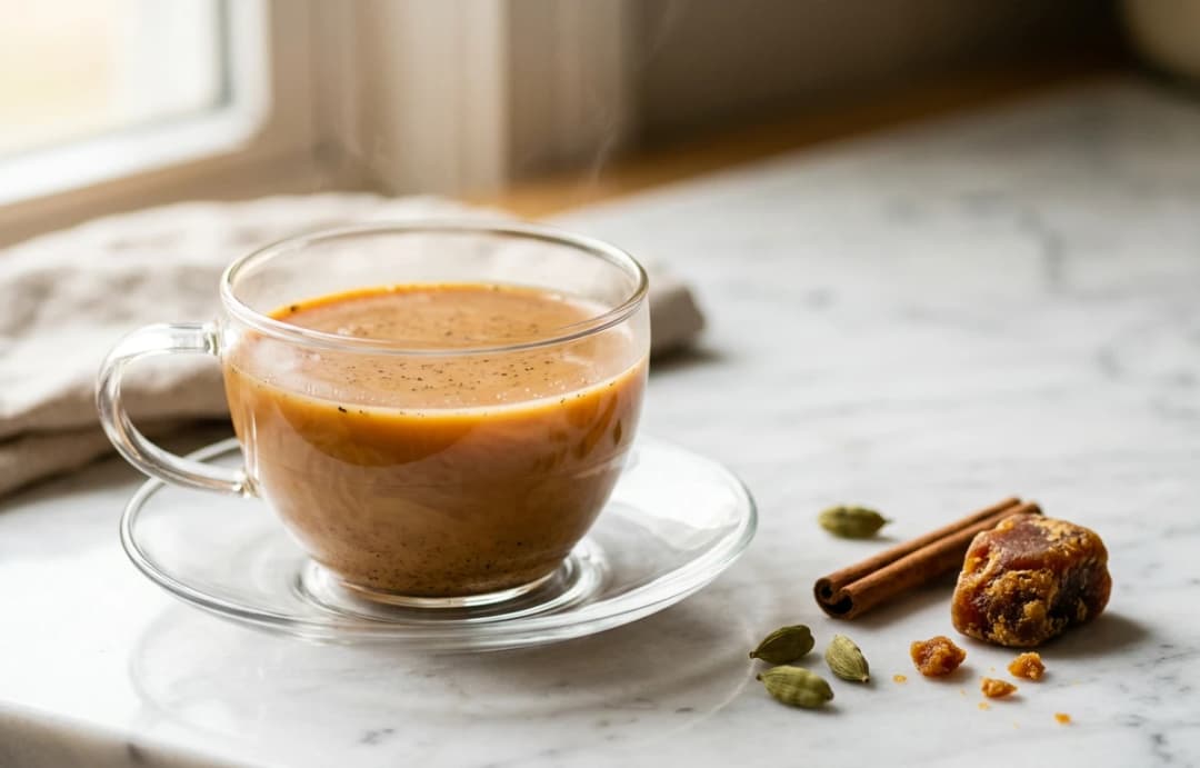Jaggery-Spiced Masala Chai