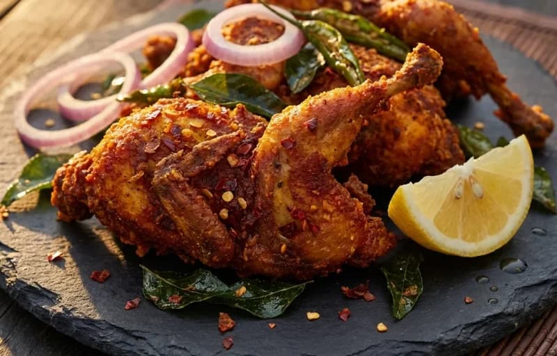 Kaadai Fry with Parotta - Recipe 1