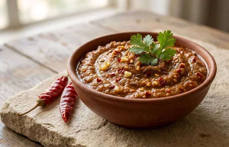 Bajra Roti with Kachri Chutney - Recipe 2