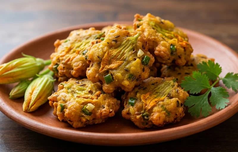 Kakharu Phula Pitha with Ghuguni - Recipe 1