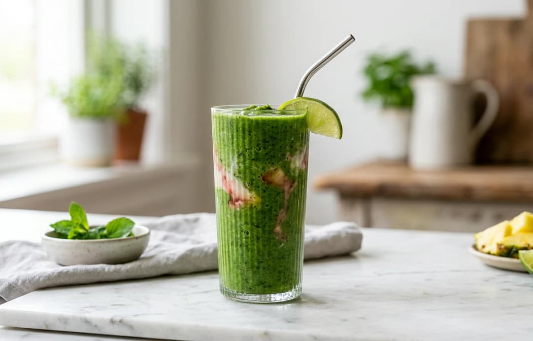 Kale & Pineapple Green Smoothie