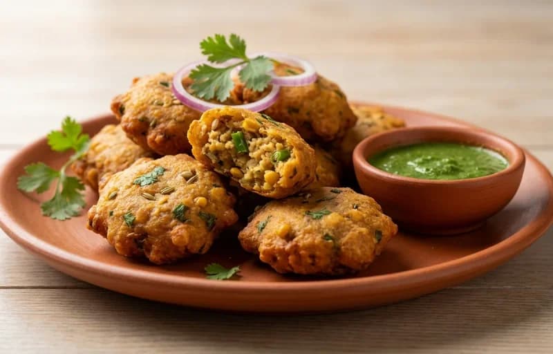 Kalmi Vada with Egg Dip - Recipe 1