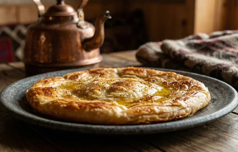 Kashmiri Baqerkhani with Kahwa - Recipe 1