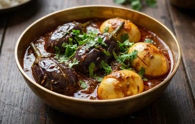 Kashmiri Chok Wangun with Eggs