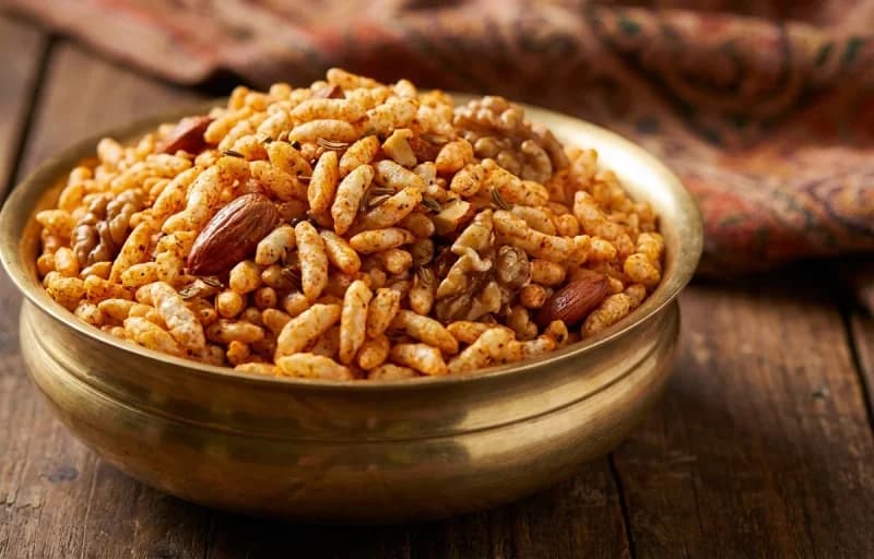 Kashmiri Spiced Puffed Rice