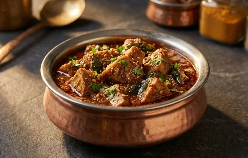 Kathal ka Salan with Steamed Basmati Rice - Recipe 1