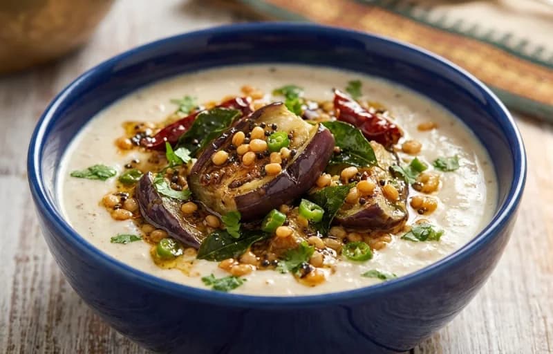 Ambur Chicken Biryani, Kathirikai Pachadi and Cucumber Raita - Recipe 2