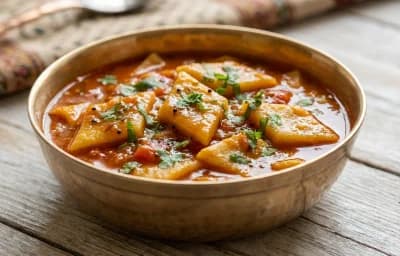 Kathiyawadi Dhokli nu Shaak