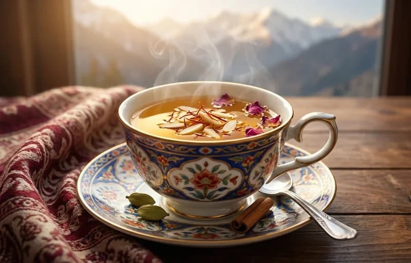 Lavasa Bread, Kehwa and Anda Kanti - Recipe 2