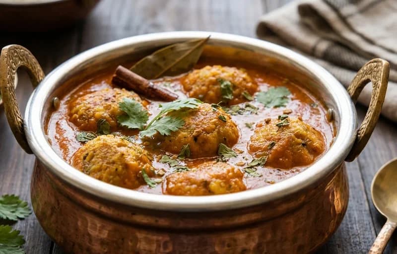 Kela Kofta with Steamed Basmati Rice - Recipe 1