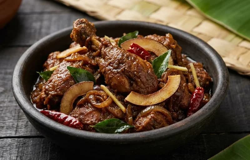 Kallappam with Kerala Duck Roast - Recipe 2
