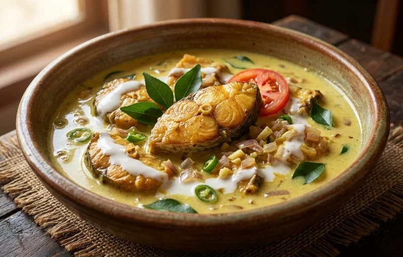 Kerala Appam with Kerala Fish Molee - Recipe 2