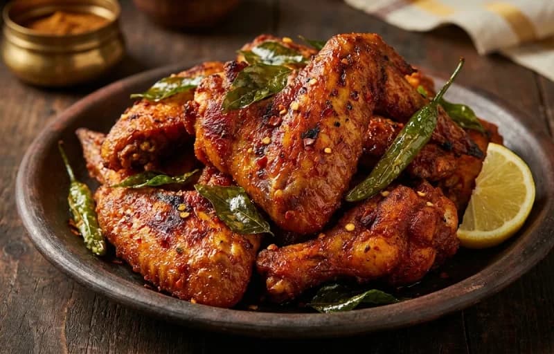 Kerala Fried Chicken Wings