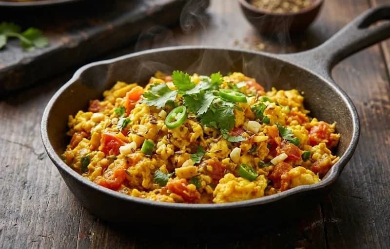 Khagina, Phulka and Tamate ka Kut - Recipe 1