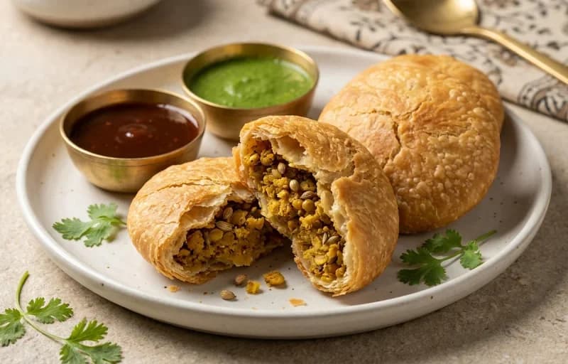 Khasta Kachori with Aloo Sabzi - Recipe 1