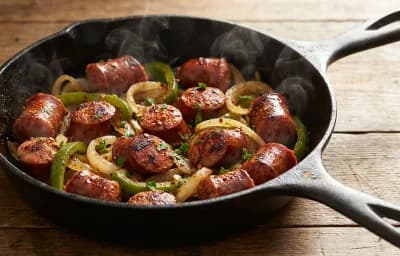 Kielbasa and Onions