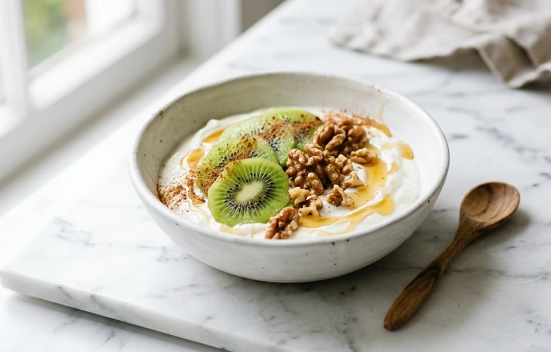 Kiwi & Walnut Yogurt Bowl
