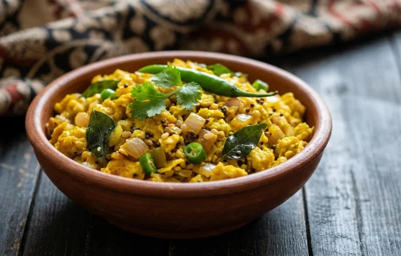 Idli Upma with Kodi Guddu Porutu - Recipe 2