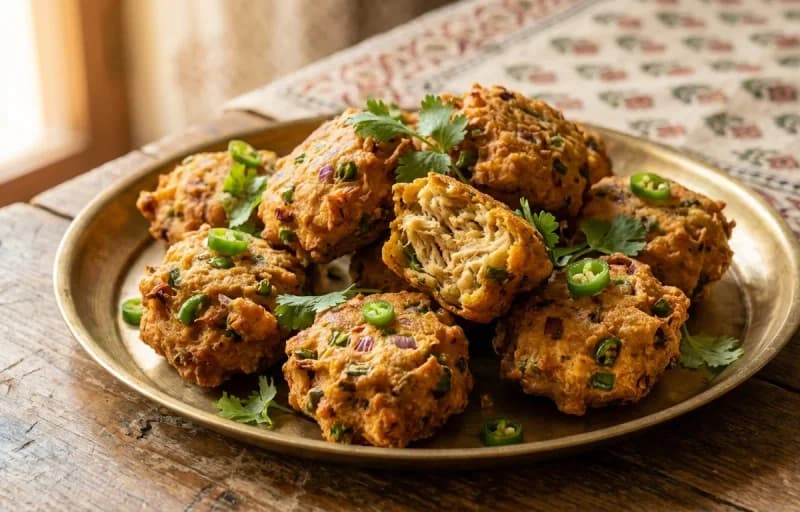 Koldil Bor with Lal Saag - Recipe 1