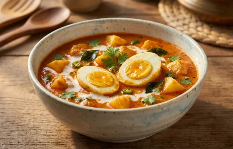 Kerala Appam with Konkani Egg Stew - Recipe 2