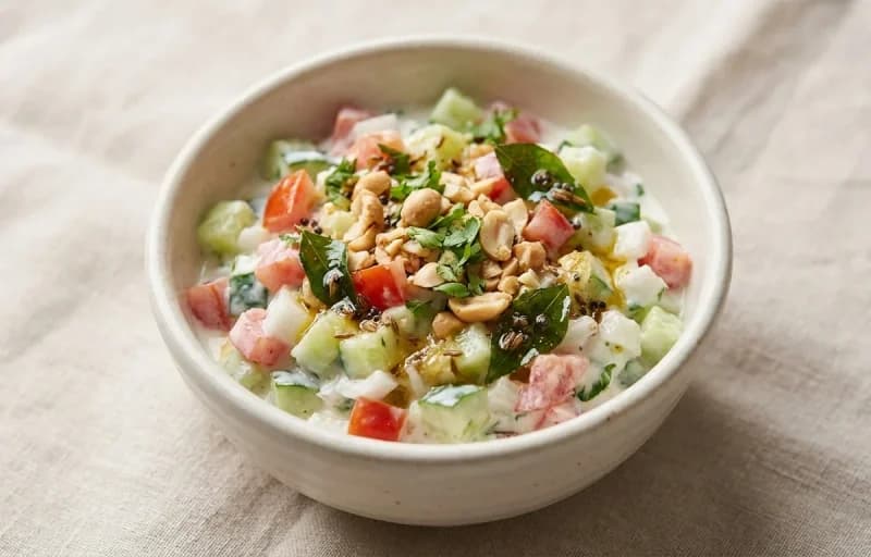 Goan Prawn Pulao with Koshimbir - Recipe 2