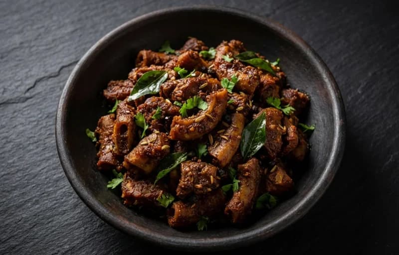 Steamed Basmati Rice, Kudal Varuval and Tomato Rasam - Recipe 2