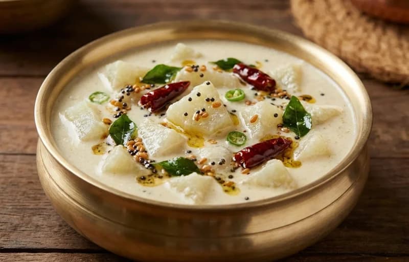 Matta Rice, Kumbalanga Kalan and Chena Mezhukkupuratti - Recipe 2