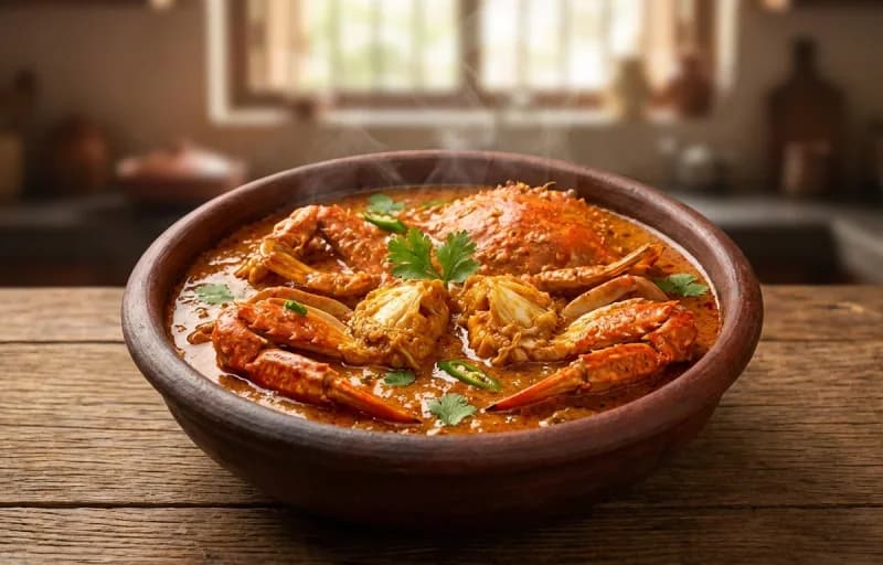 Kurli Ambat with Ukda Tandul - Recipe 1