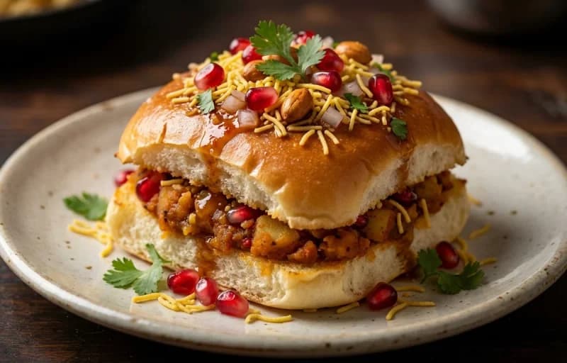 Kutchi Dabeli with Masala Omelette - Recipe 1
