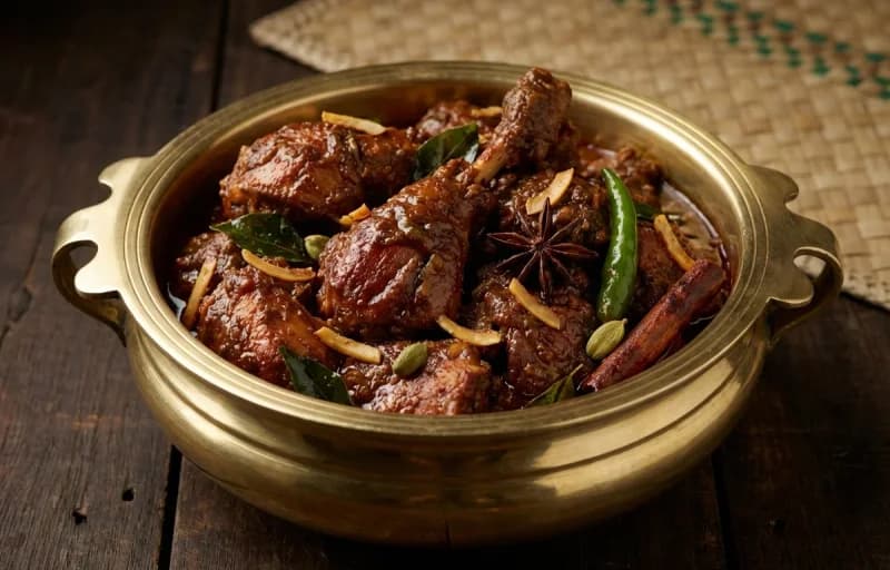 Kuttanadan Duck Roast with Kerala Appam - Recipe 1