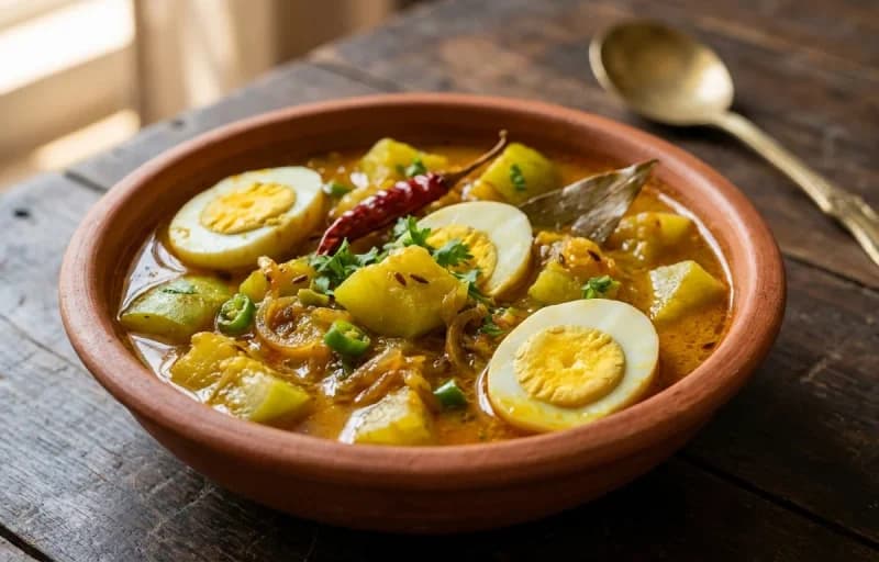 Lau aru Koni Anja, Steamed Basmati Rice and Bootor Dail - Recipe 1