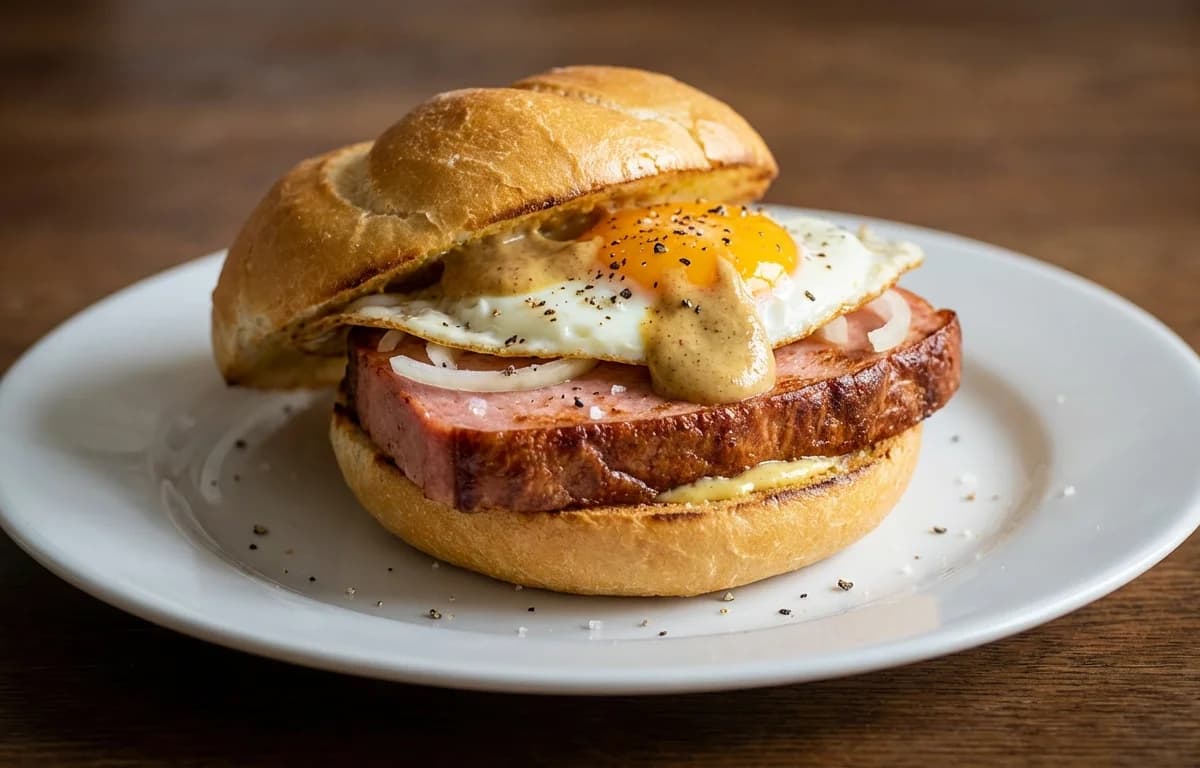 Leberkäse Sandwich