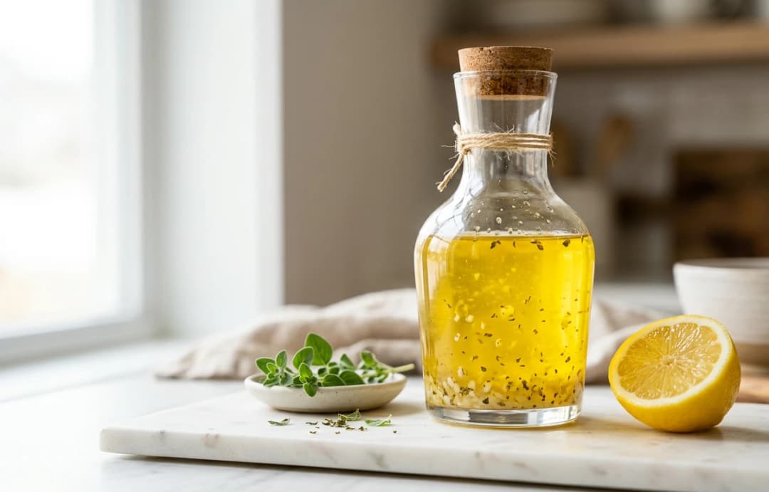 Lemon & Crushed Garlic Vinaigrette