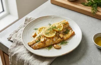 Lemon-Garlic Baked Fish
