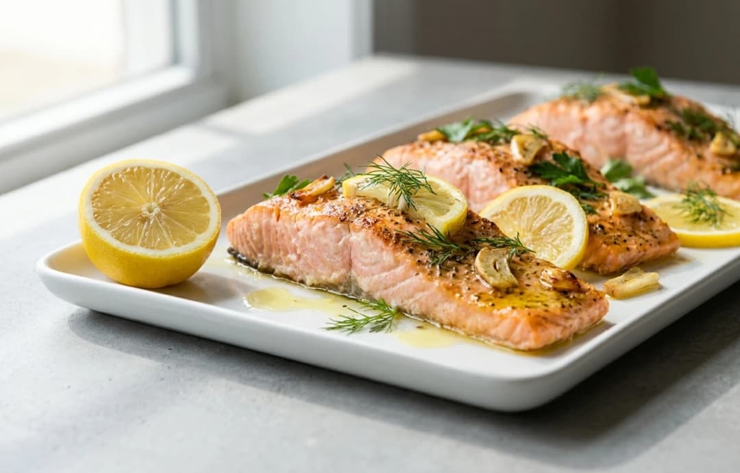 Lemon Herb Baked Salmon