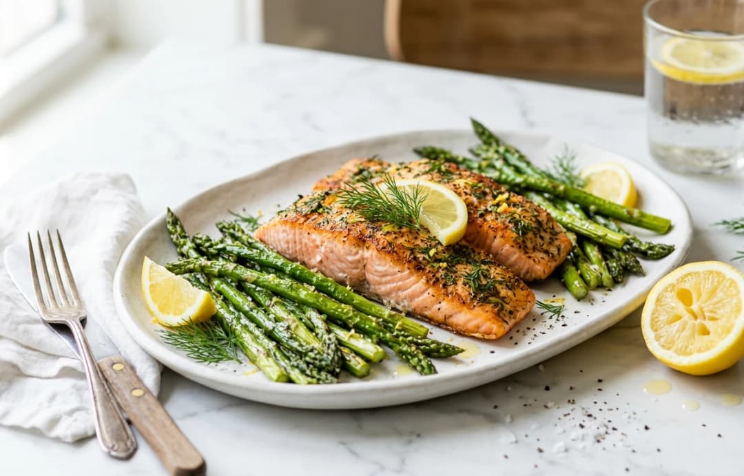 Lemon-Herb Salmon & Asparagus