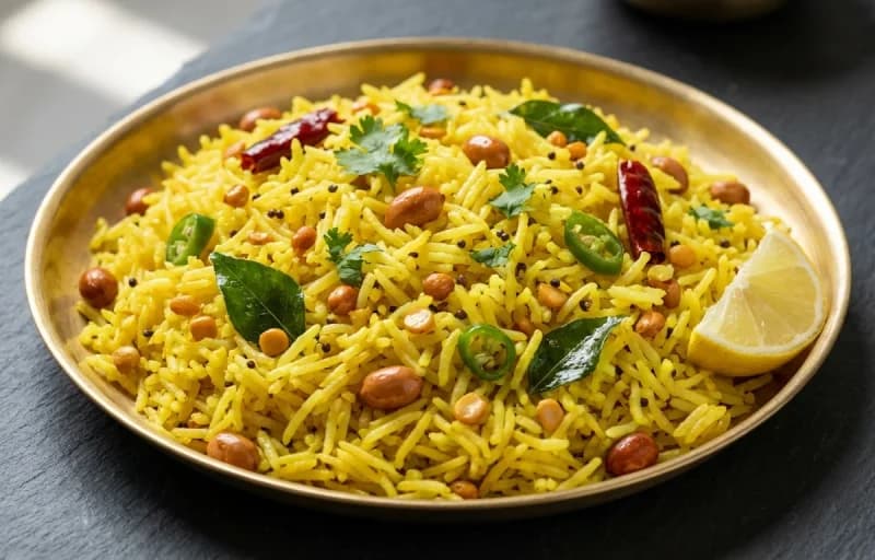 Eral Varuval with Lemon Rice - Recipe 2