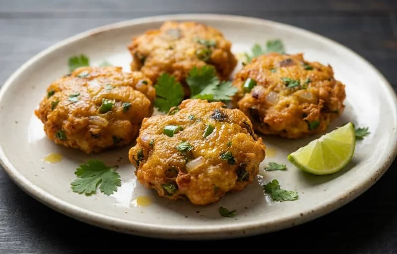 Macha Anda Bhaja, Bhaja Bhaat, Odia Dalma and Tomato Khatta - Recipe 1