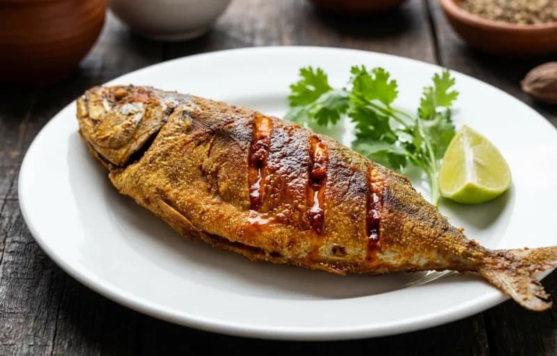 Mackerel Recheado with Goan Poee Bread - Recipe 1