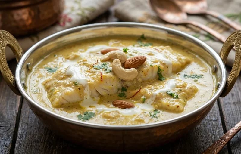 Mahi Awadhi with Steamed Basmati Rice - Recipe 1