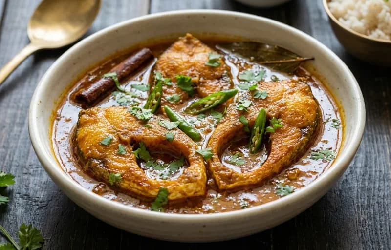 Mahi Kalia with Steamed Basmati Rice - Recipe 1