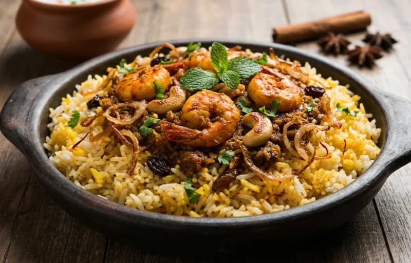 Malabar Prawn Biryani