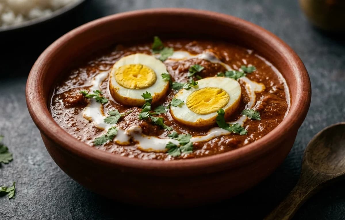Mangalorean Egg Bafat Curry