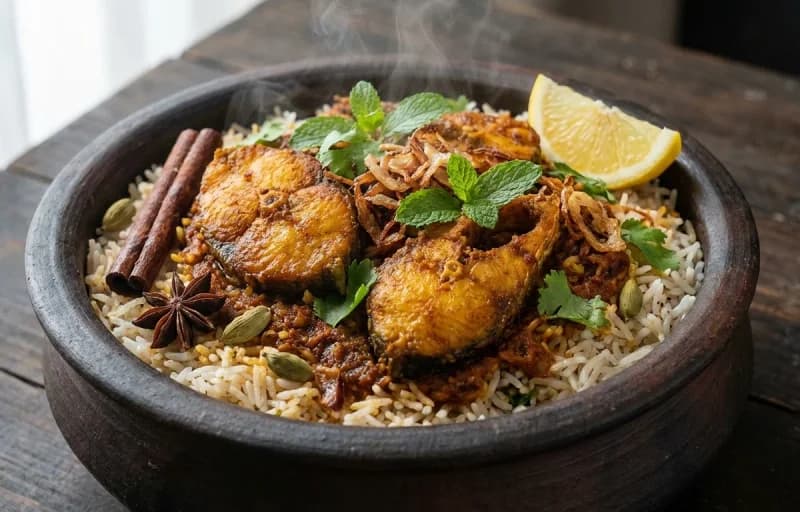 Mangalorean Fish Biryani