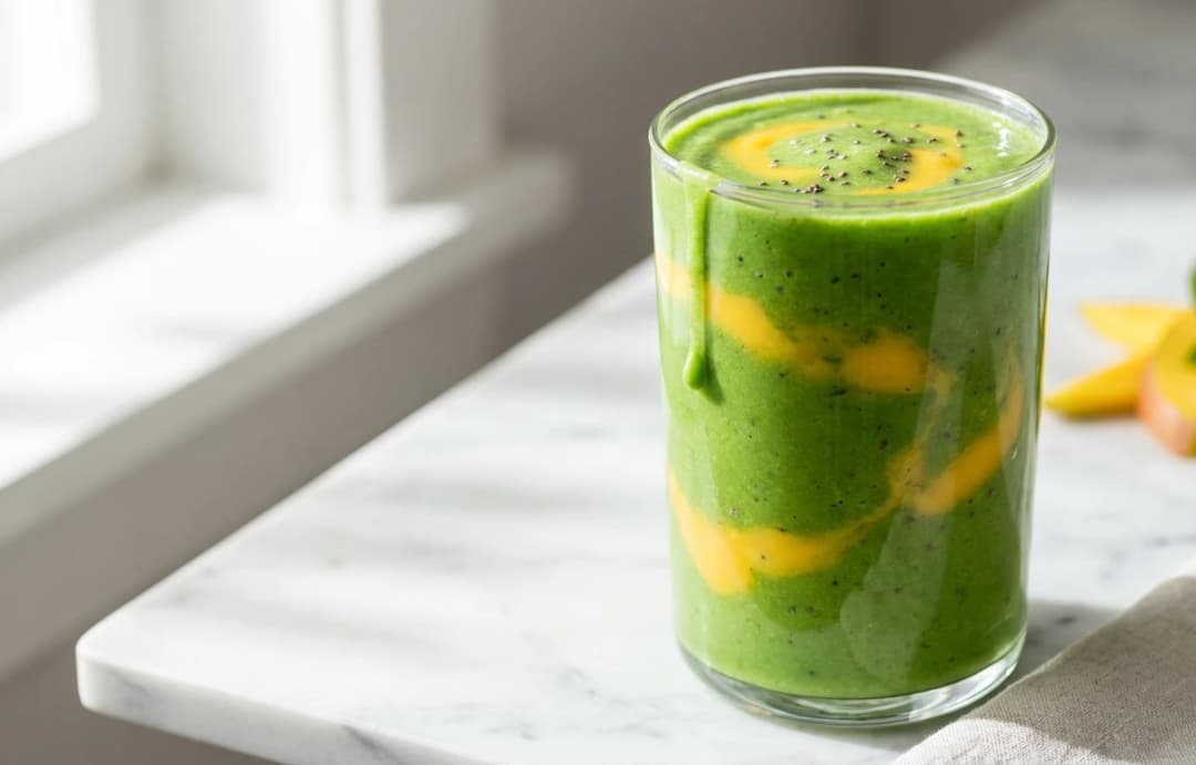 Mango & Avocado Green Smoothie